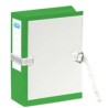 Pochettes archives à soufflet et sangle vert