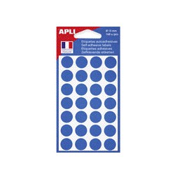 Pastilles adhésives couleur 0/15mm - blister