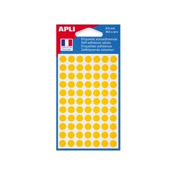 Pastilles adhésives couleur 0/8mm - blister