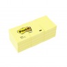 Bloc 100 feuilles jaunes repositionnables 40X50 l'unité