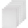 Jeu intercalaire Alphabétique pour classeur 21x29,7 cm - 12 centièmes environ - Plastique