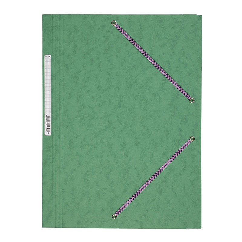 Chemise à 3 rabats avec élastique cartonées-24x32 cm (unité)