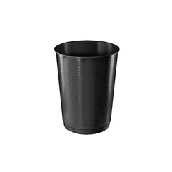 Corbeille à papier plastique fond plein (environ 16 l)