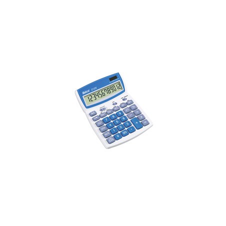 Calculatrice de bureau - Grandes touches - avec grand écran inclinable - solaire et pile