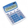 Calculatrice de bureau - Grandes touches - avec grand écran inclinable - solaire et pile