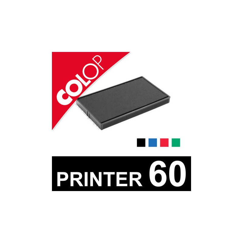 Recharge tampon encreur  - Noir -  E/60