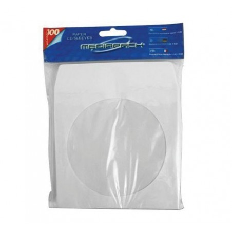 POCHETTES EN PAPIER POUR CD - Paquet de 50