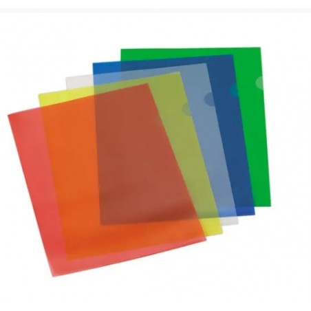 Pochettes coins PVC 15/100e couleurs diverses