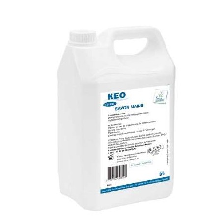 Savon écolabel pour les mains en bidon de 5 litres