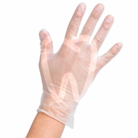 Gants jetables vinyl boite de 100